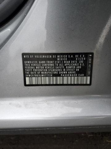 3VWC57BU3LM077726 Volkswagen JETTA S