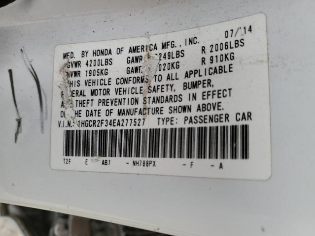 1HGCR2F34EA277527 Honda ACCORD LX