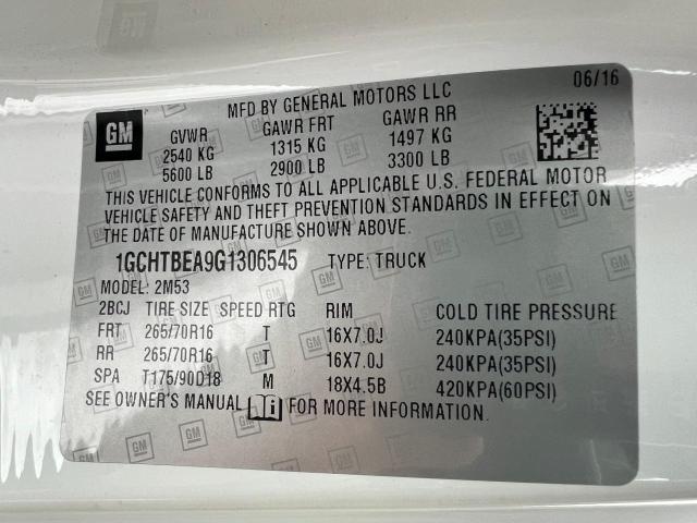 1GCHTBEA9G1306545 Chevrolet Colorado