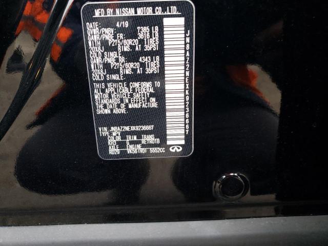 JN8AZ2NEXK9236667 Infiniti QX80 LUXE