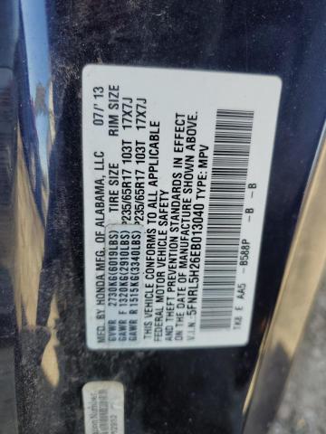 5FNRL5H26EB013040 Honda ODYSSEY LX