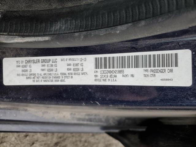 1C3CDZABXEN218855 Dodge AVENGER SE