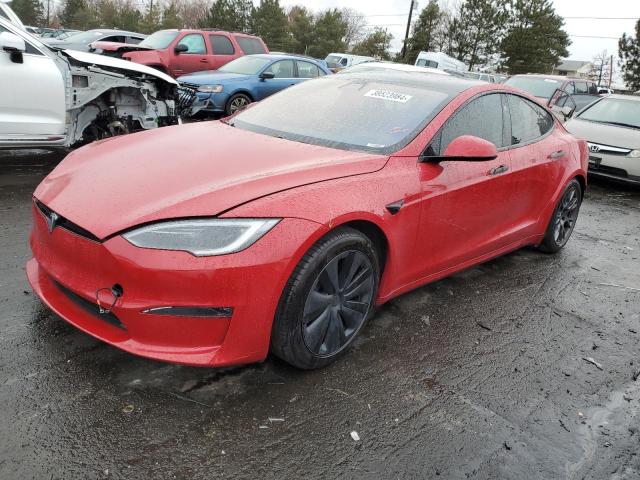 38523984 :رقم المزاد ، 5YJSA1E51NF489355 vin ، 2022 Tesla Model S مزاد بيع
