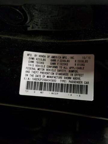 1HGCR2F35GA040693 Honda ACCORD LX
