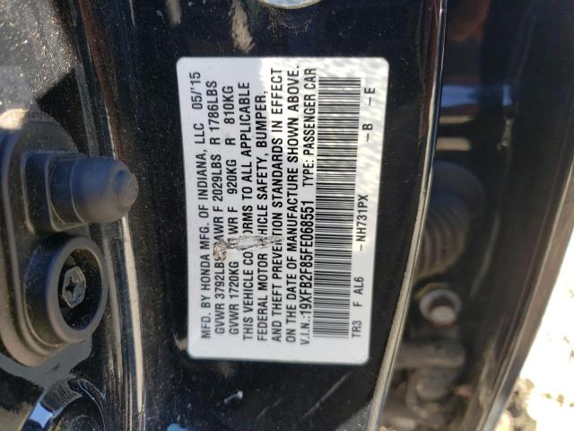 19XFB2F85FE068551 Honda CIVIC EX