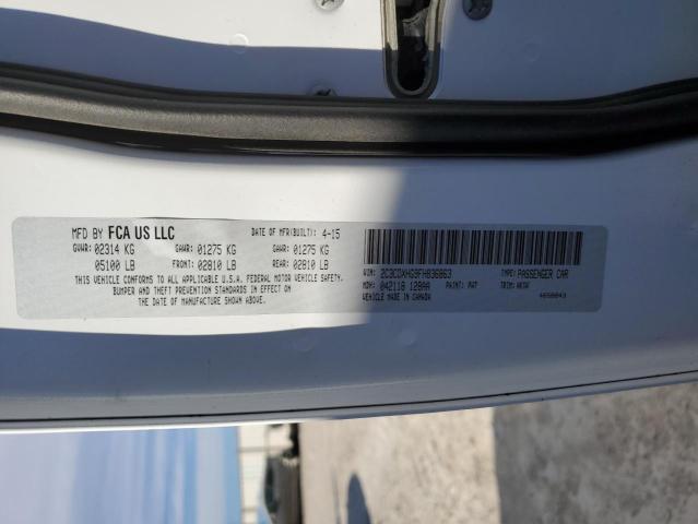 2C3CDXHG9FH836863 Dodge Charger Sxt