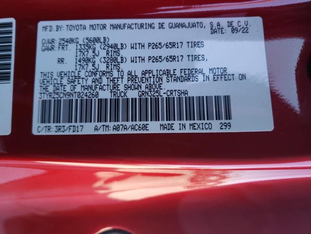 3TYRZ5CN9NT024260 Toyota Tacoma Access Cab