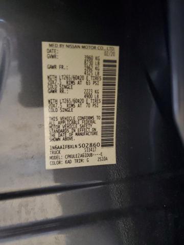 1N6AA1FBXLN502860 Nissan Titan Xd Sv