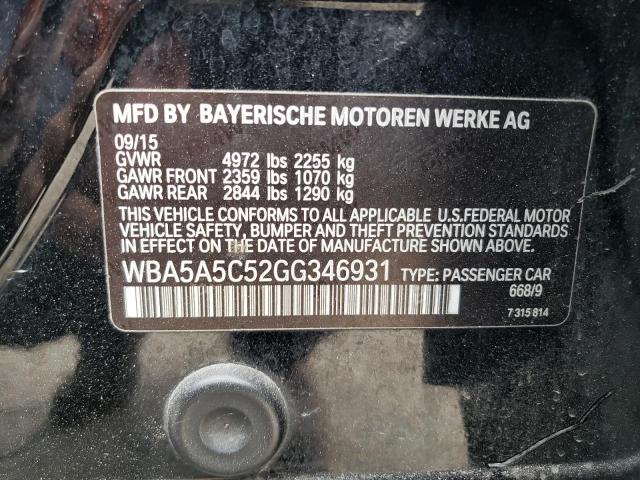 WBA5A5C52GG346931 BMW 528 I