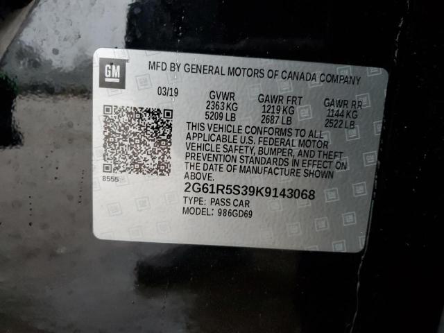 2G61R5S39K9143068 Cadillac Xts Premium Luxury