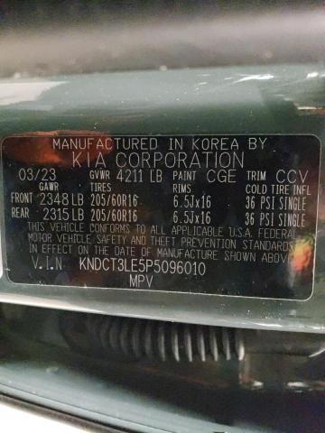 KNDCT3LE5P5096010 KIA NIRO SX