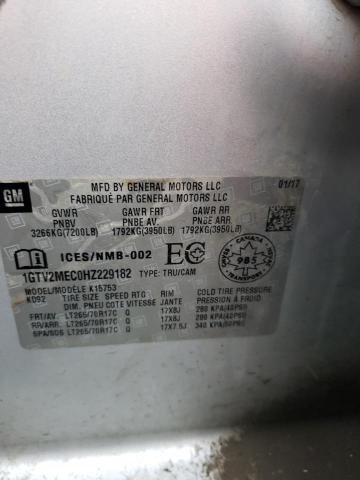 1GTV2MEC0HZ229182 GMC Sierra K1500 Sle