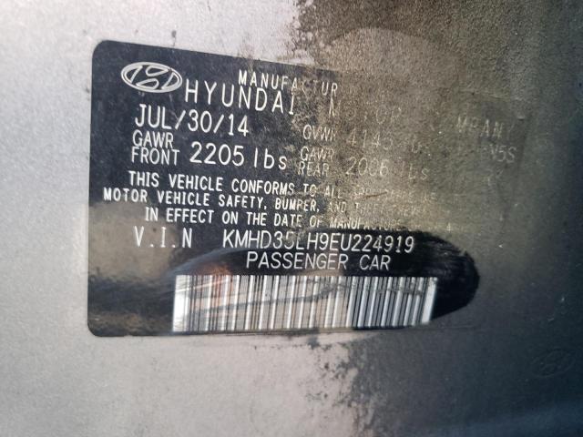 KMHD35LH9EU224919 Hyundai ELANTRA GT
