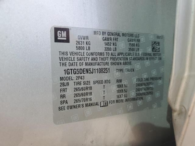 1GTG5DEN5J1108251 GMC CANYON SLT