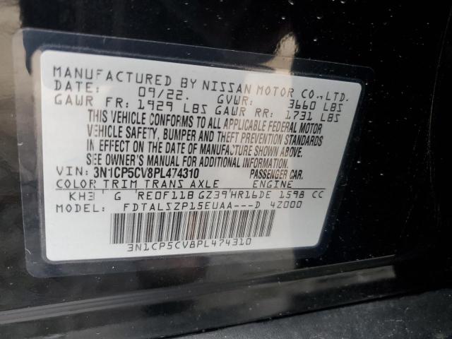3N1CP5CV8PL474310 Nissan KICKS SV