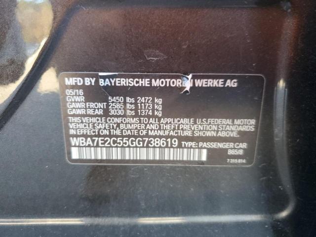 WBA7E2C55GG738619 BMW 740 I