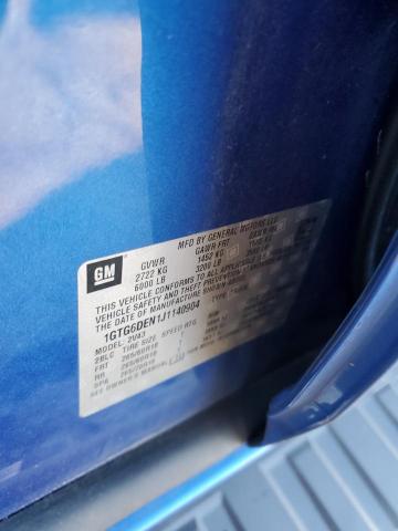 1GTG6DEN1J1140904 GMC CANYON SLT