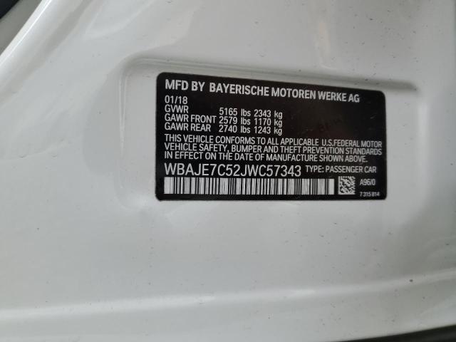WBAJE7C52JWC57343 BMW 540 XI