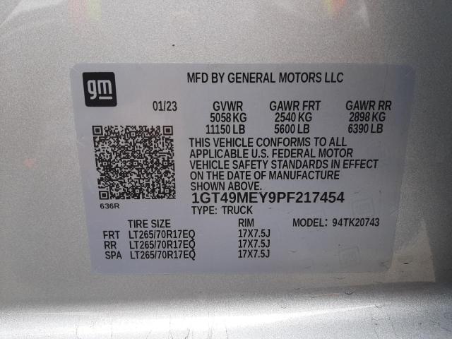 1GT49MEY9PF217454 GMC Sierra K2500 Sle