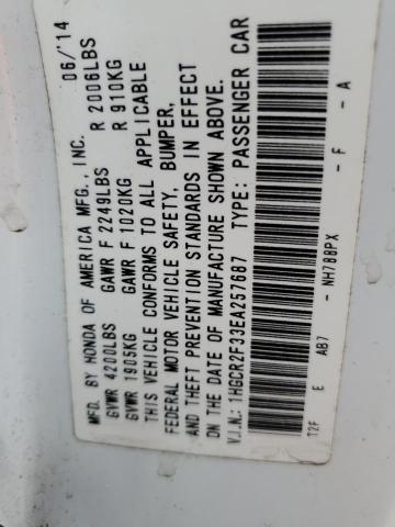 1HGCR2F33EA257687 Honda ACCORD LX