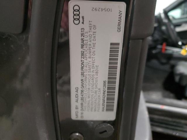 WAUENAF42HN012895 Audi A4 Premium Plus