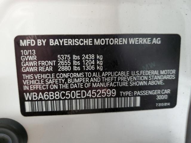 WBA6B8C50ED452599 BMW 640 Xi Gran Coupe