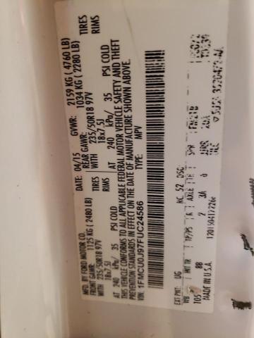 1FMCU0J97FUC24586 Ford Escape Titanium