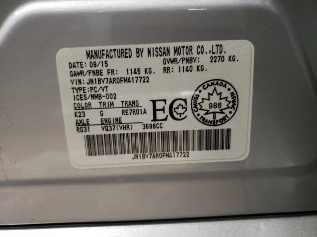 JN1BV7AR0FM417722 Infiniti Q50 BASE
