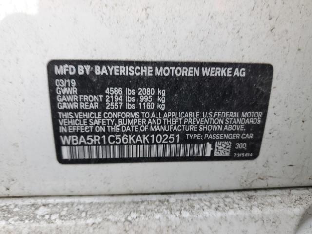 WBA5R1C56KAK10251 BMW 330I