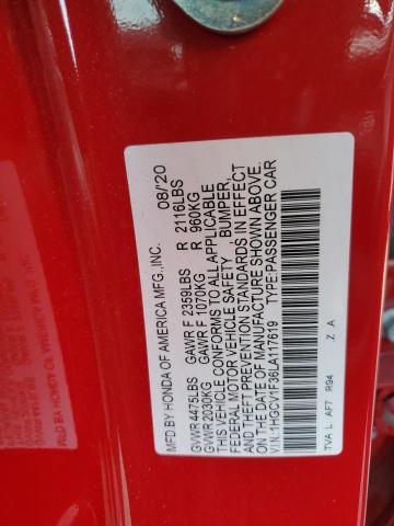 1HGCV1F36LA117619 Honda Accord Sport