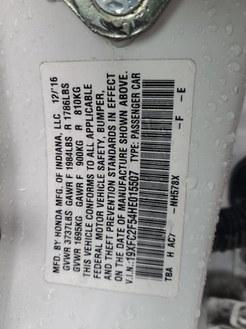 19XFC2F54HE015507 Honda Civic Lx