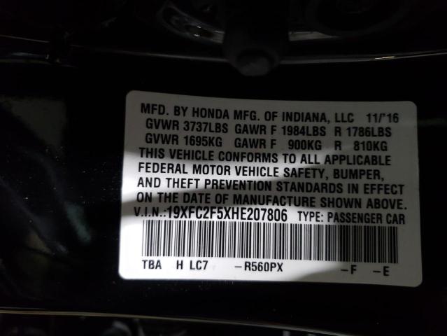 19XFC2F5XHE207806 Honda Civic Lx