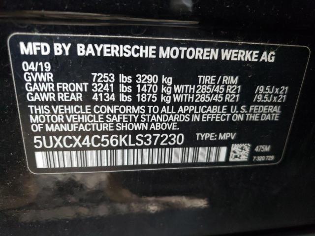 5UXCX4C56KLS37230 BMW X7 Xdrive50i
