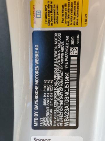 WBA23AT08NCJ51964 BMW 430I