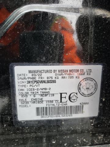 3N1CP5DV6NL503265 Nissan KICKS SR