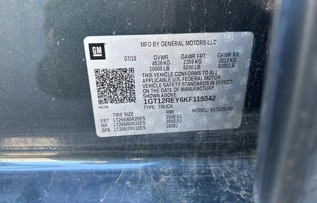 1GT12REY6KF115042 GMC Sierra K2500 Slt