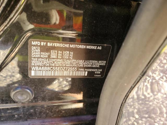 WBA6B8C55EDZ72555 BMW 640 Xi Gran Coupe