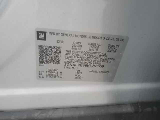 3GKALPEV9KL251330 GMC Terrain Slt