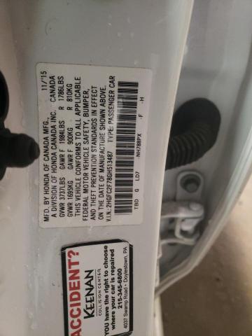 2HGFC2F78GH513487 Honda CIVIC EX