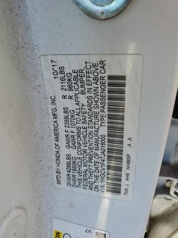 1HGCV1F47JA016000 Honda ACCORD EX