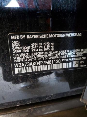 WBA73AK04P7M61130 BMW 228XI