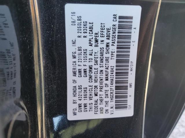 1HGCR2F14HA024842 Honda Accord Sport Special Edition
