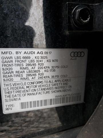 WA1LAAF78JD012857 Audi Q7 Premium Plus