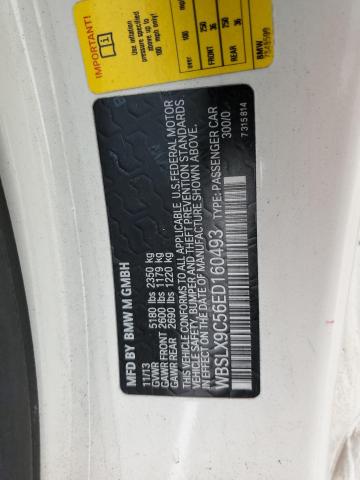 WBSLX9C56ED160493 BMW M6