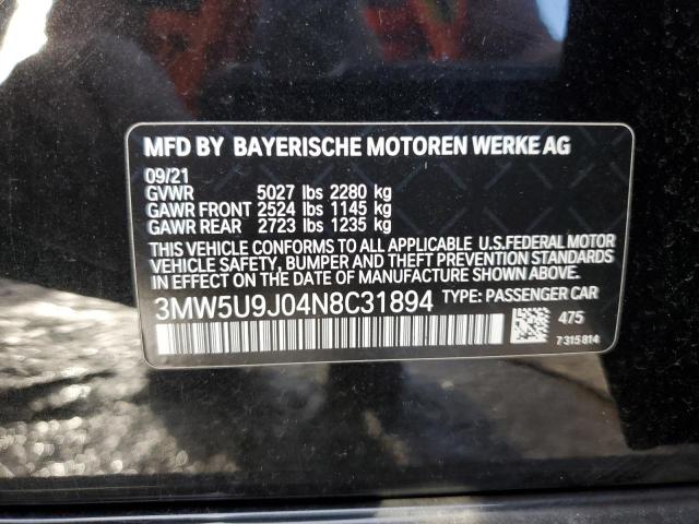 3MW5U9J04N8C31894 BMW M340XI