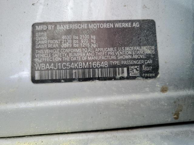 WBA4J1C54KBM16648 BMW 430i Gran Coupe