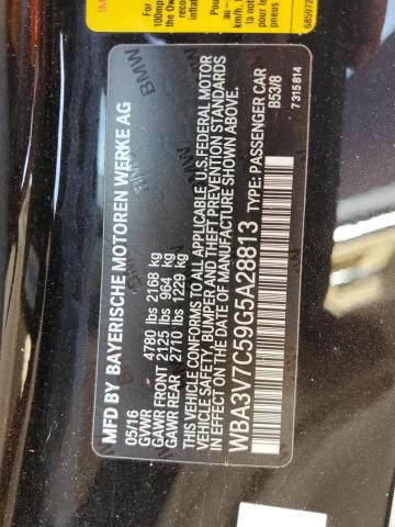 WBA3V7C59G5A28813 BMW 428 I Sulev