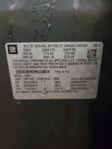 2GKALNEK8H6334674 GMC Terrain Sle
