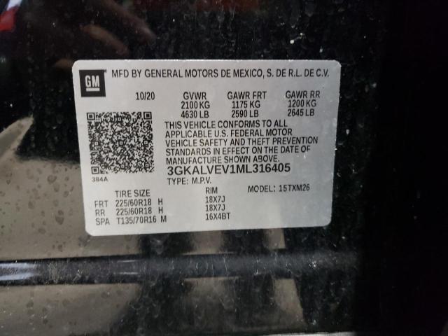 3GKALVEV1ML316405 GMC Terrain Slt