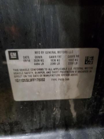 1G11D5SL9FF178002 Chevrolet MALIBU 2LT